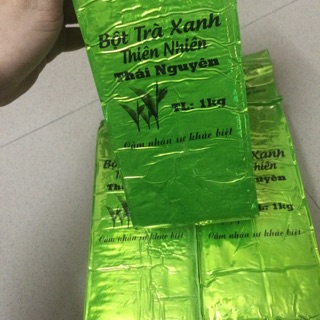 200g bột trà xanh thái nguyên cam kết nguyên chất