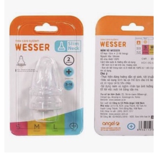 Núm cổ hẹp Wesser +, S, M, L