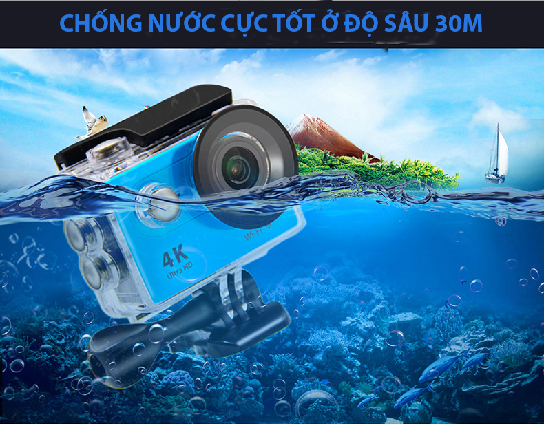 Camera Hành Trình Eken H9R 4K Ultra HD Wifi - Hàng nhập khẩu-Lưu lại mọi khoảng khắc đáng nhớ