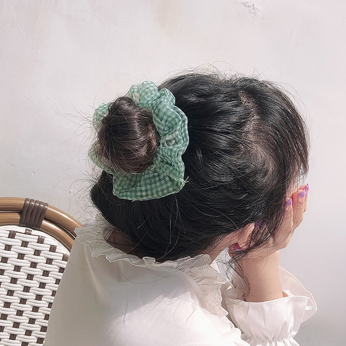 Dây Cột Tóc Phong Cách Retro Tinh Tế Cho Nữ