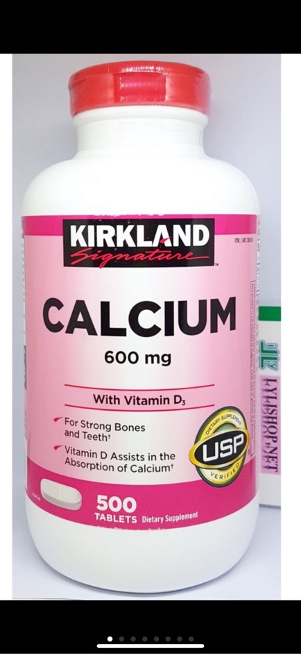 [Mã COS1505 giảm 8% đơn 300K] Viên uống Calcium 600mg + D3 500 viên- Xuất xứ Mỹ | BigBuy360 - bigbuy360.vn