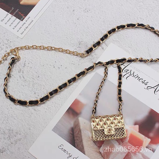 Thắt Lưng Dây Xích Phối Túi Đeo Chéo Bằng Kim Loại Thời Trang Cho Nữ | BigBuy360 - bigbuy360.vn