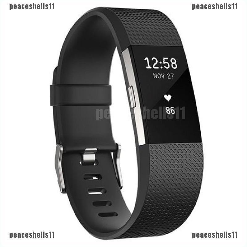 Dây Đeo Thay Thế Có Khóa Kim Loại Cho Đồng Hồ Thông Minh Fitbit Charge 2