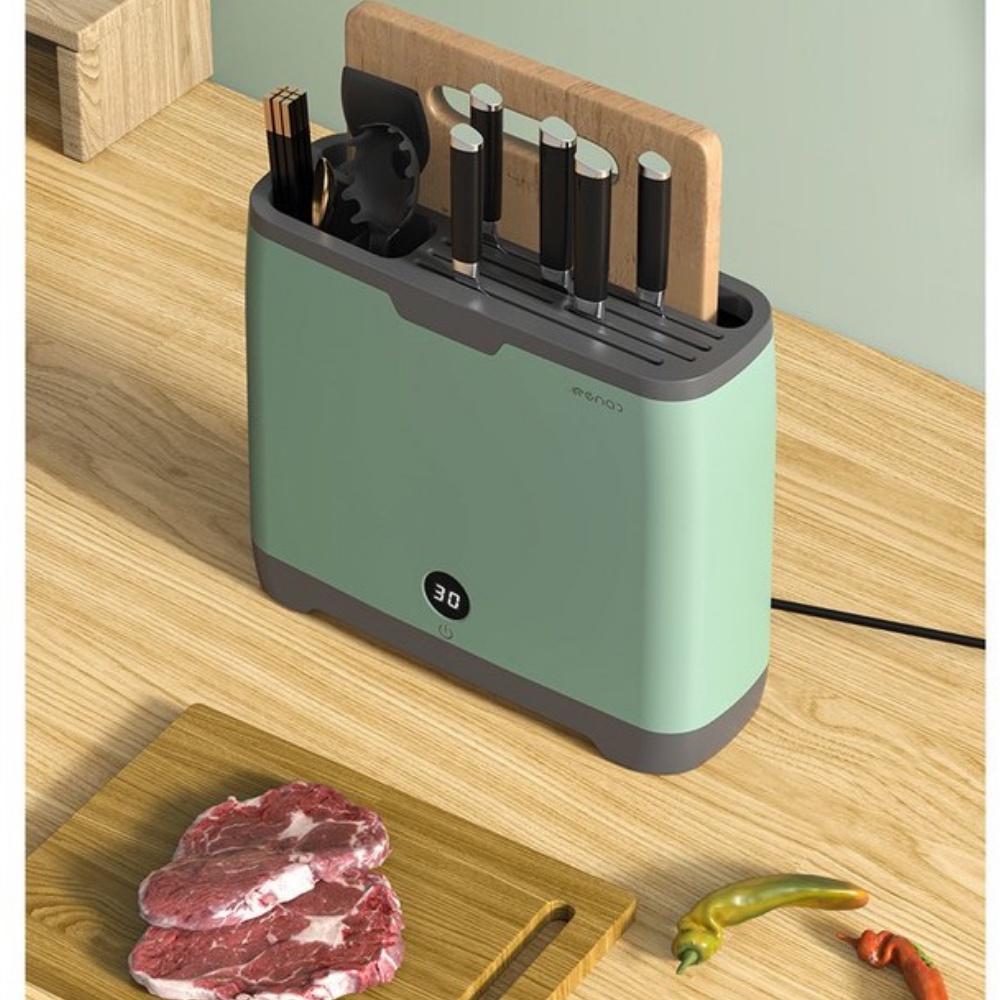 Máy khử trùng diệt khuẩn dao thớt đũa thìa Nenon 80W - thông minh, an toàn sức khoẻ, diệt trùng tận gốc
