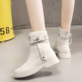 Boot Nữ Đế Bằng Cao 3cm Cổ Cao