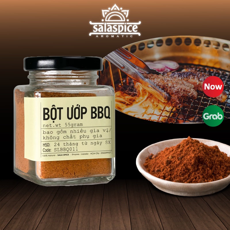 Bột BBQ Ướp Thịt Nướng SALA SPICE BBQ Meat Powder hương vị đậm đà , hấp dẫn . cho món nướng thành công