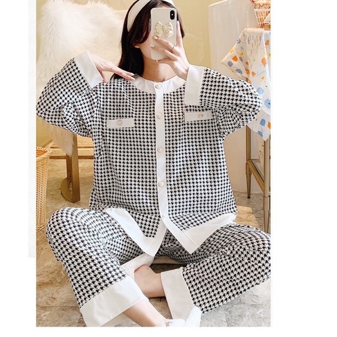 BỘ MẶC BẦU SAU SINH DÀI TAY SAQ241 CHẤT DÀY MẶC THU ĐÔNG