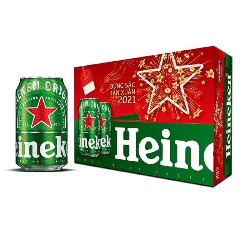 bia heineken .12 lon×330ml