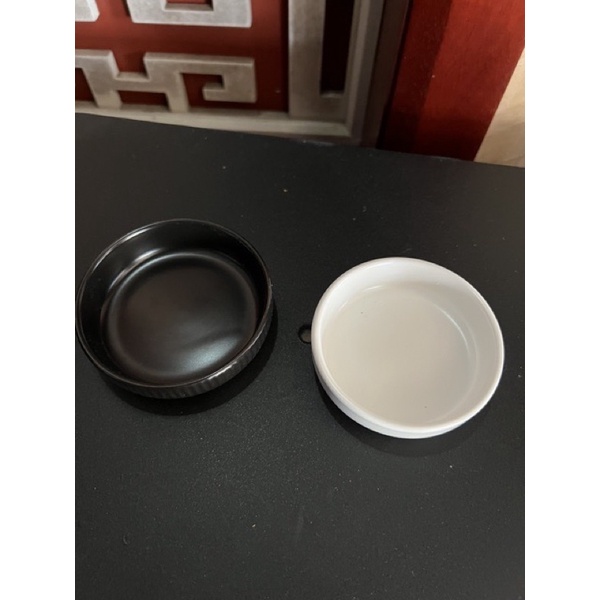 Đĩa gia vị sứ trắng , đen Cruise, Chén đựng nước chấm đồ ăn kèm sứ cao cấp, bát gia vị nước chấm