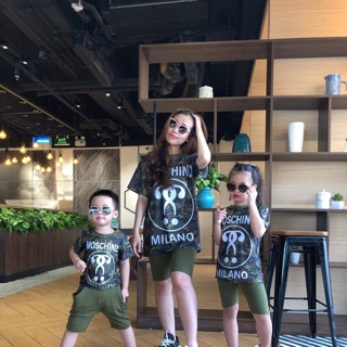 Combo set lính mẹ bé trai Hoa Mai Vang