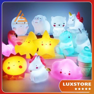 ĐÈN NGỦ XINH XẮN THIẾT KẾ ĐÁNG YÊU HÌNH NHÂN VÂT HOẠT HÌNH  CHO MẸ VÀ BÉ