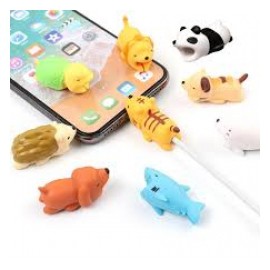 Nút gắn bảo vệ dây cáp sạc Iphone Cable Bite thú cắn cáp hình dộng vật hoạt hình ngộ nghĩnh