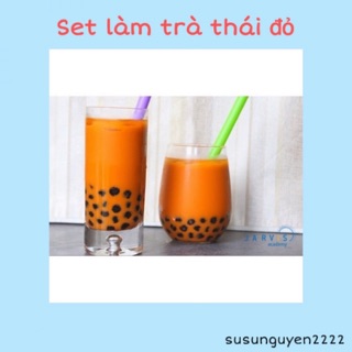 Set làm trà thái đỏ