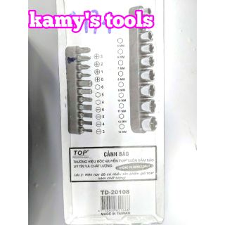 Bộ Tuýp Chữ T TOP TD-20108 22 MÓN