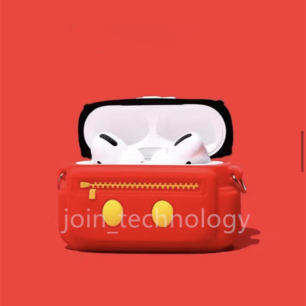 Vỏ Bảo Vệ Hộp Sạc Tai nghe không dây Airpods 1 / 2 / Pro Hình Hoạt Hình Dễ Thương