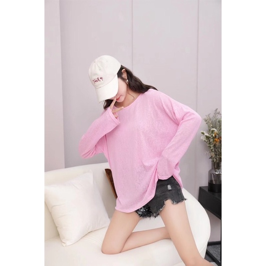 áo phông giấy mỏng dáng oversize kiểu dây đá chéo hở lưng sexy (8802#)