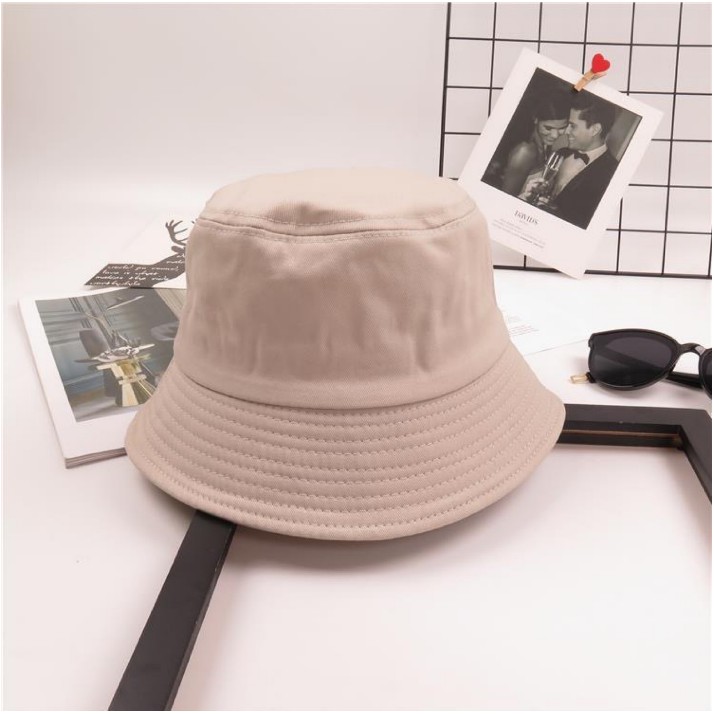 Nón bucket tròn vành trơn nhiều màu phong cách Ulzzang Unisex Korea TOMTOM SHOP