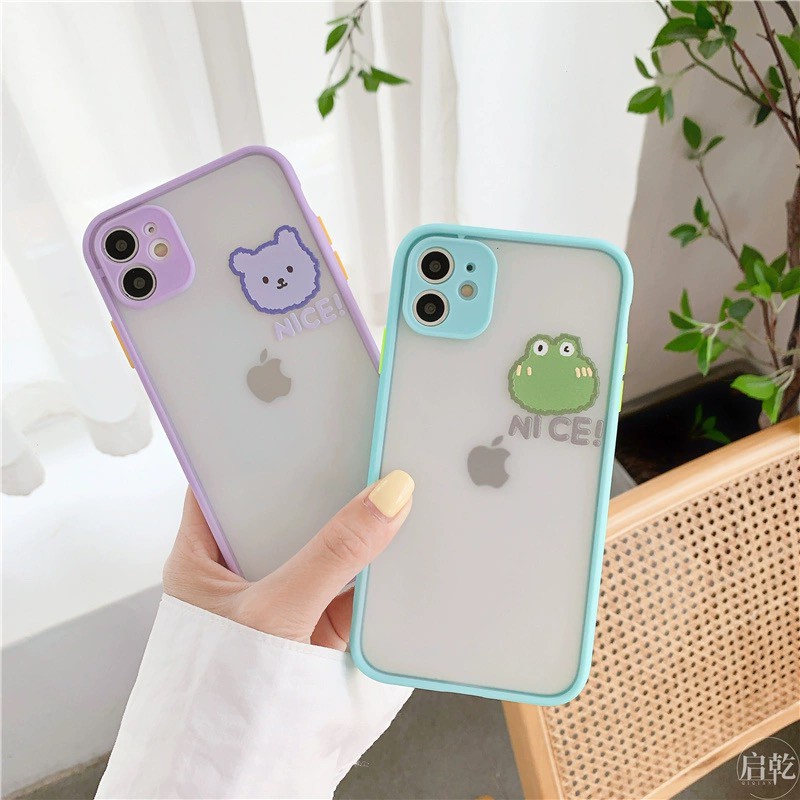 Ốp Onion iPhone bảo vệ camera động vật 4 màu iPhone 7 8 7 Plus 8 Plus X Xs Xr XsMax iPhone 11 11 Pro 11 Promax