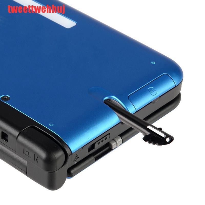 10 Bút Cảm Ứng Bằng Nhựa Màu Đen Cho Nintendo 3ds Xl Ll