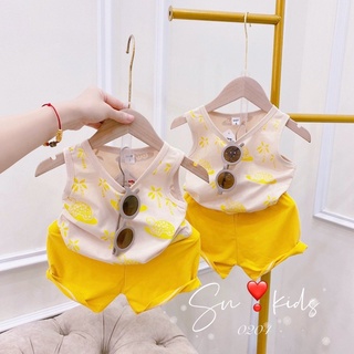 Sét 2 bộ ba lỗ in hình rùa cho bé trai
