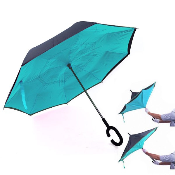 Ô dù mở ngược Kazbrella độc đáo, dù mở ngược tiện dụng khi ra vào ô tô