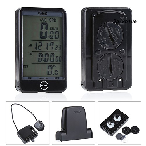 Đồng Hồ Đo Tốc Độ Màn Hình Lcd Gắn Xe Đạp Leo Núi