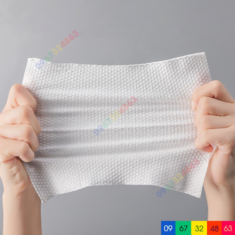 Khăn mặt khô ANIMERRY dùng 1 lần lau khô, lau ướt mềm mại đa năng