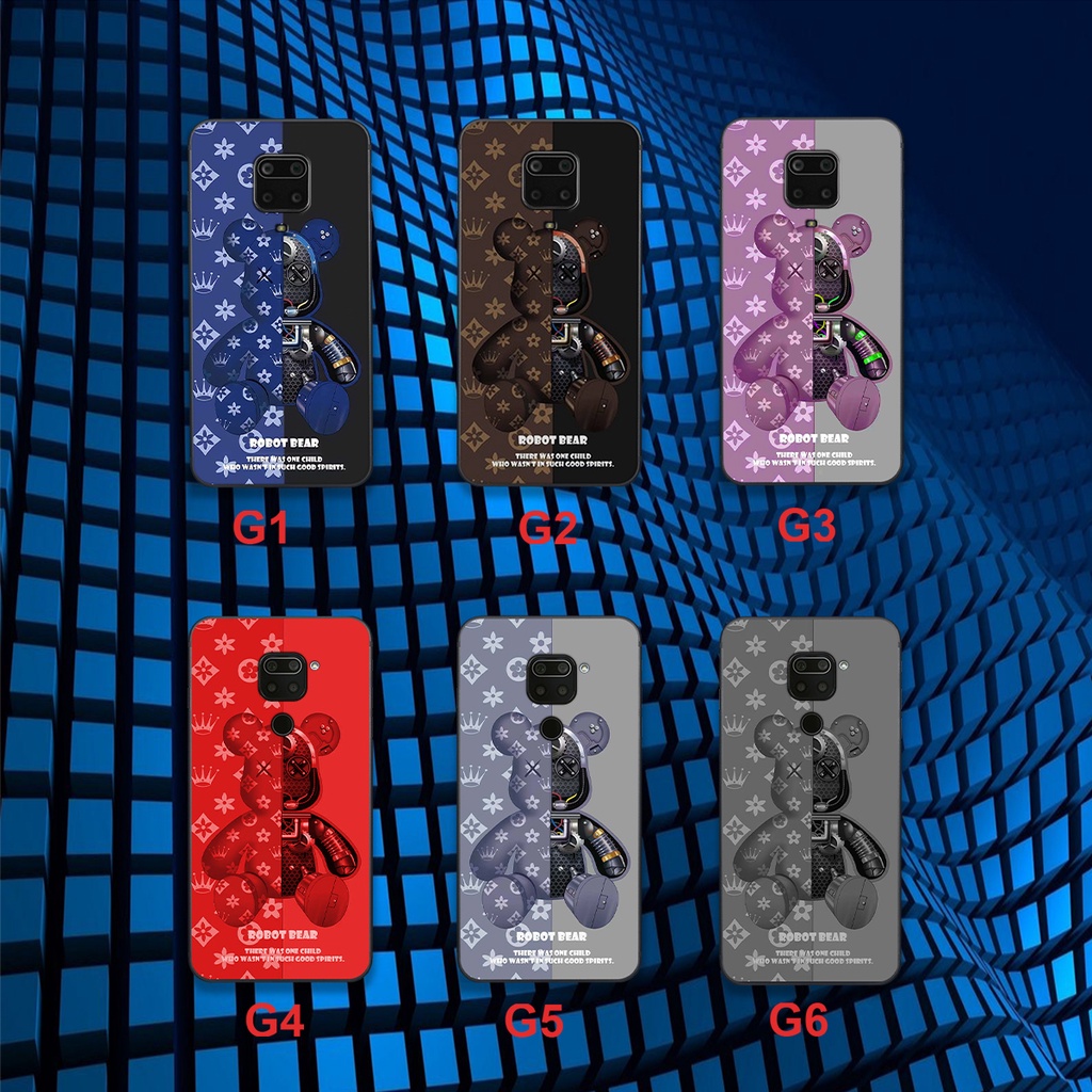 Ốp lưng điện thoại Xiaomi REDMI NOTE 9 - NOTE 9S - NOTE 9 PRO gấu siêu ngầu