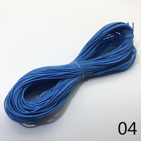 Dây Thun Cao Su Co Giãn 1mm 20 Yards Phụ Kiện May Vá Thủ Công