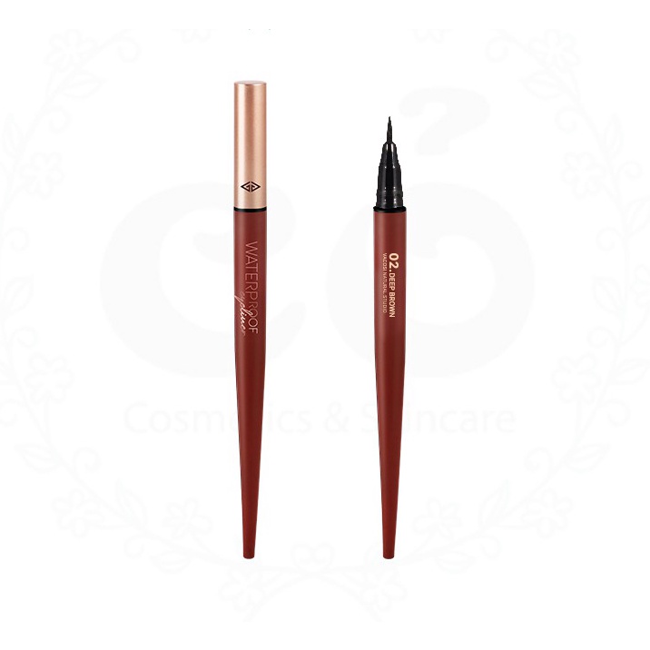 Bút Kẻ Mắt Vacosi Siêu Lì Vacosi Natural Studio Waterproof Eyeliner- VM24