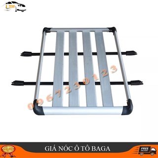 Giá nóc ô tô baga vuông chở hàng xe 5 chỗ matiz, spark, fadil