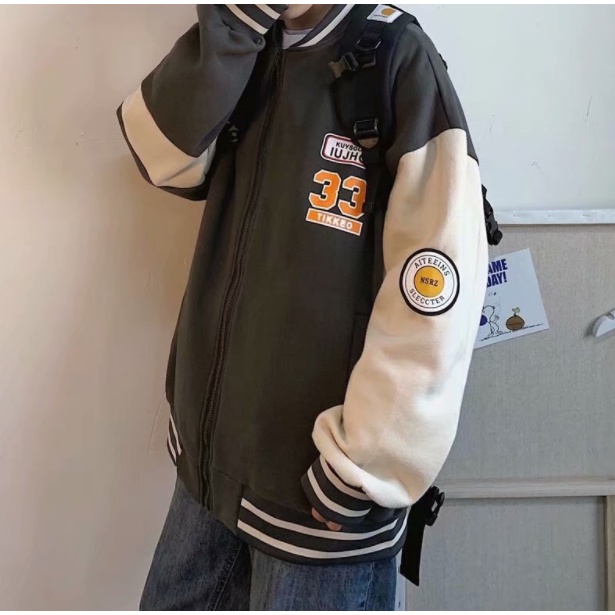 Áo khoác bóng chày phong cách hàn quốc thời trang thu xuân dành cho nam