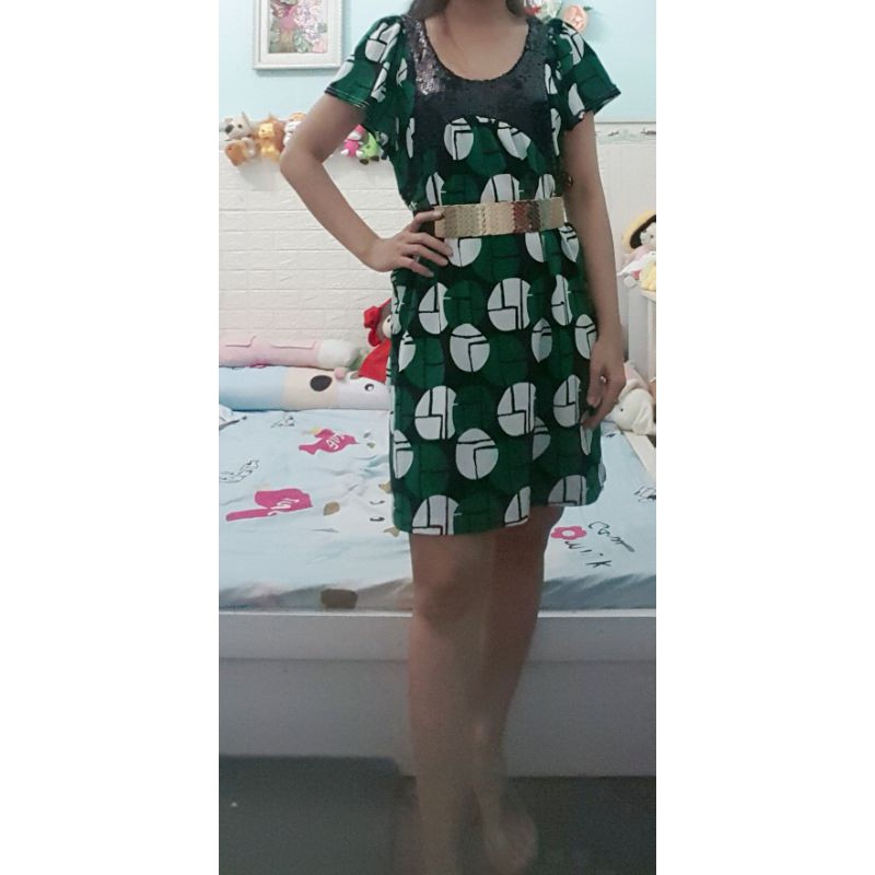 Thanh lý đầm hoa dưới 60kg, chất  thun  đẹp
