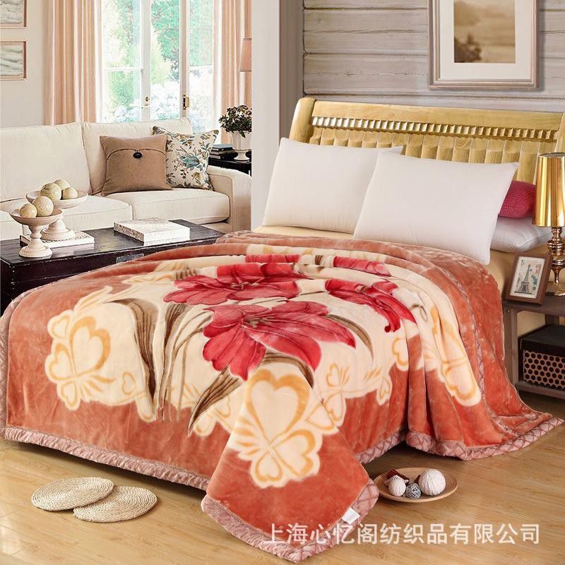 Chăn nhung tuyết, chăn nhung mềm mịn mùa đông chất nỉ nhung dày đẹp cân nặng 2kg,3kg,4kg,5kg