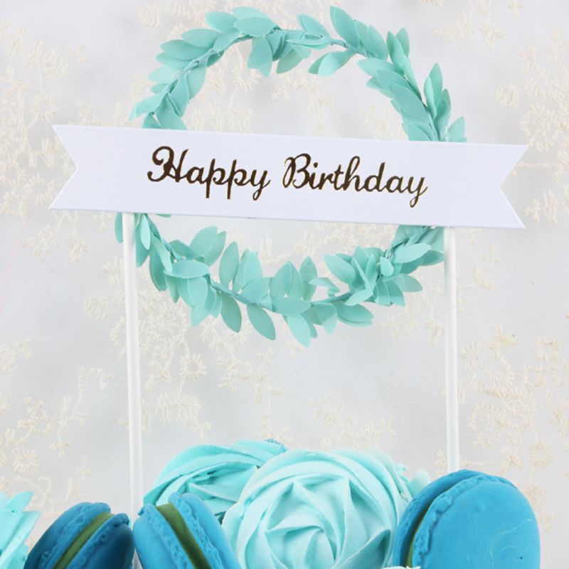 1 Que Cắm Trang Trí Bánh Kem Chữ Happy Birthday