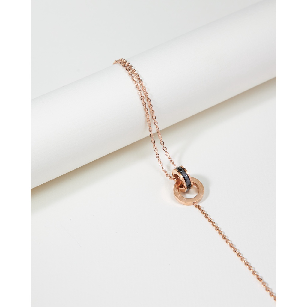 Vòng tay nữ CDE Sweet Love Unity Bracelet Rose Gold CDE2510RED