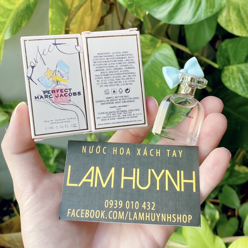 Nước hoa mini MARC JACOBS PERFECT 5ml