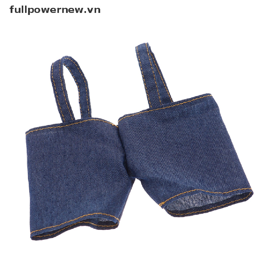 Đồ búp bê bằng vải bông dày gồm áo kính và túi đựng kính đáng yêu phù hợp kích thước 30cm