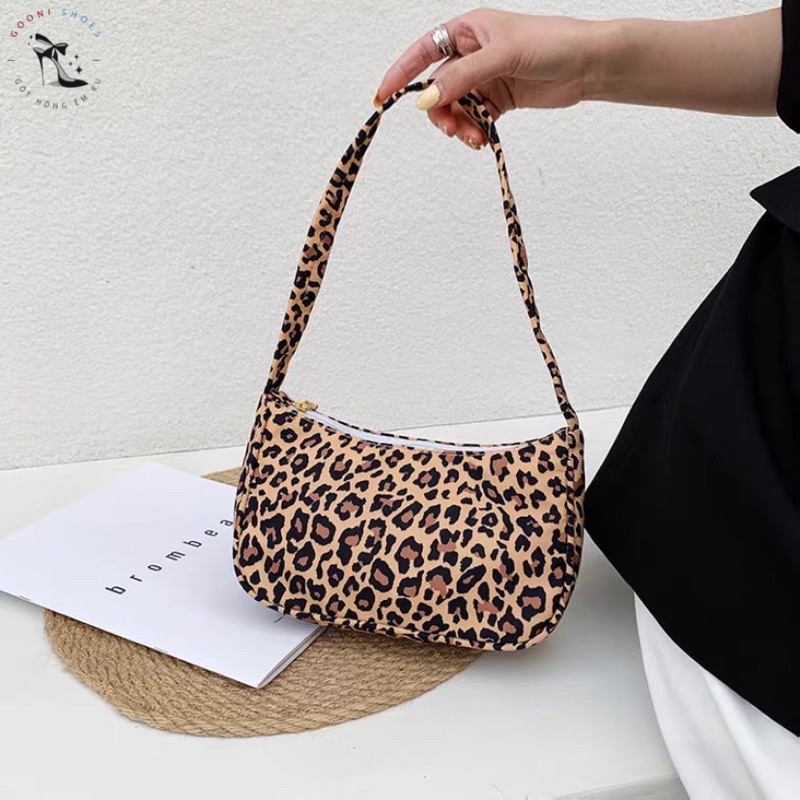 Túi đeo vai hoạ tiết hottrend da báo/ hồ điệp/ ngựa vằn/ bò sữa/ caro thời trang dành cho nữ