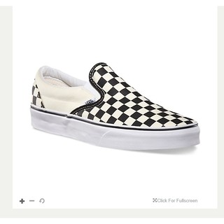 Slip on Vans Checker Board Slip On Black/off white check (caro, trắng)