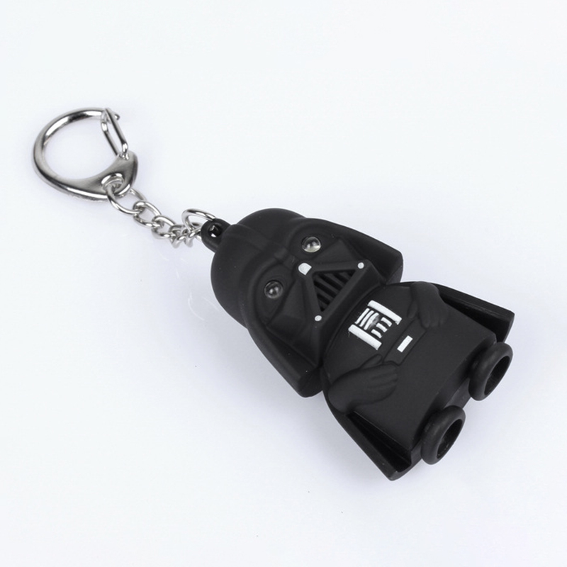 Móc Khóa Hình Nhân Vật Darth Vader Có Đèn Led