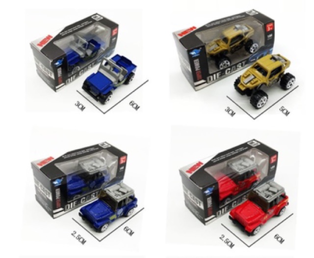 Mô hình xe quân đội DIE-CÁT tỉ lệ 1:64 hợp kim SIÊU BỀN