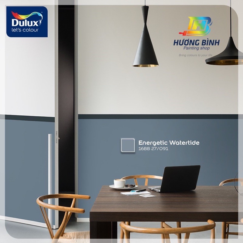 Sơn Dulux easy clean tông xám (lon 1 lít)