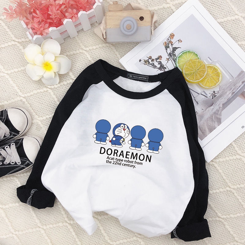 Áo Thun Cotton Tay Dài Mỏng Màu Trắng Hàng Mới Dành Cho Trẻ Em