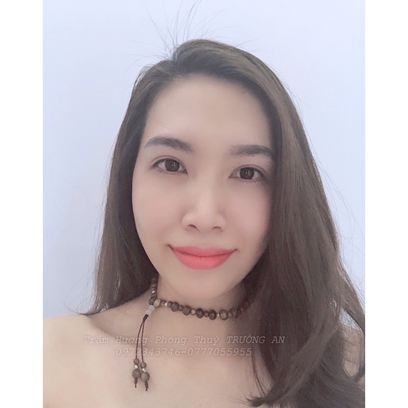 VÒNG CỔ TRẦM HƯƠNG THỜI TRANG-ĐEO PHONG THUỶ MAY MẮN