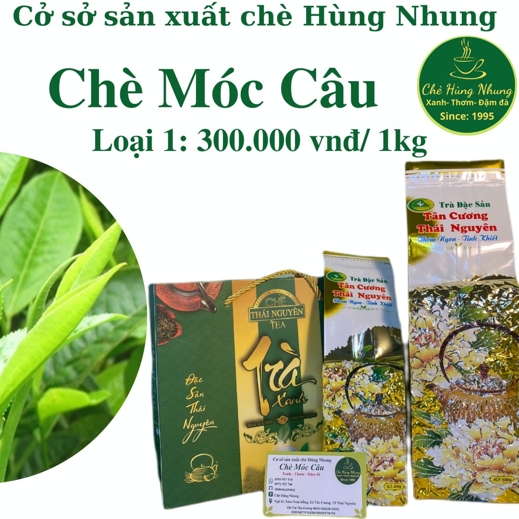 Chè Thái Nguyên chè Móc Câu loại 1 Tân Cương- Chè Hùng Nhung Tân Cương- Thái Nguyên