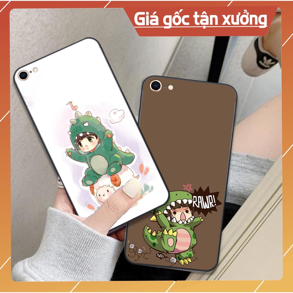 Ốp lưng Iphone 6 / 6S / iphone 6 Plus / 6S Plus khủng long chibi siêu đáng yêu, siêu đẹp. Vỏ lưng IP cute gía rẻ