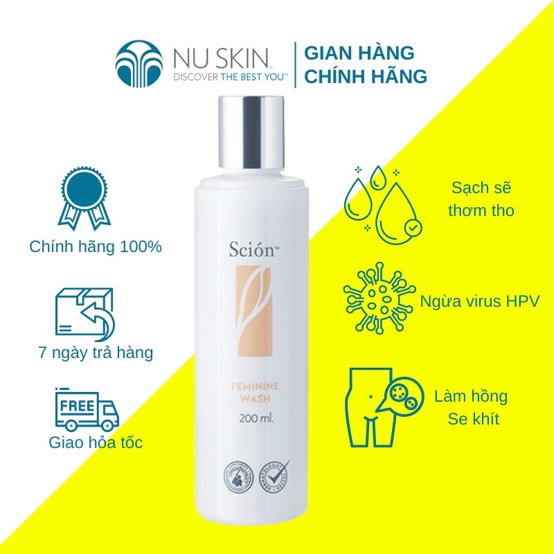 Dung dịch vệ sinh phụ nữ Nuskin Scion Feminine Wash 200ml