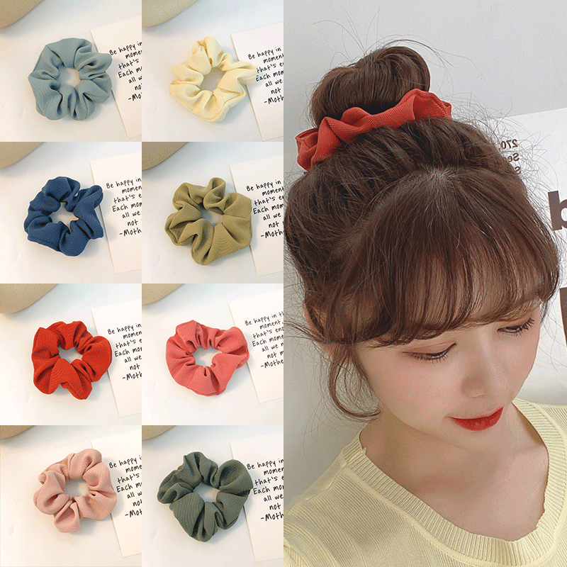 Dây Cột Tóc Chiffon Co Giãn Mẫu Mới Thời Trang Cho Nữ