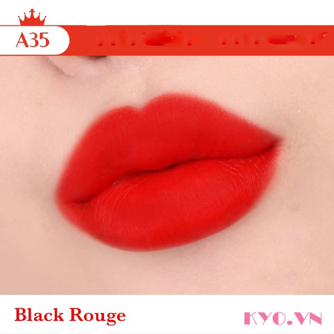 [Hot trend] Son Black Rouge Air Fit Velvet Tint ver7 mẫu mới màu 35 đỏ dâu